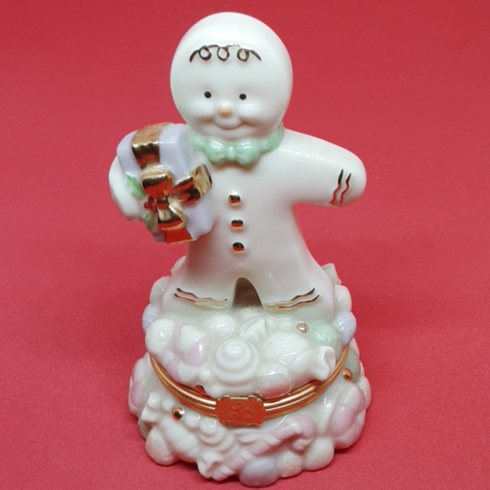 Lenox Treasures Gingerbread Trinket Box 1st Issue